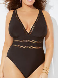 PLUS SIZE MONOKINI CARLETTE crni
