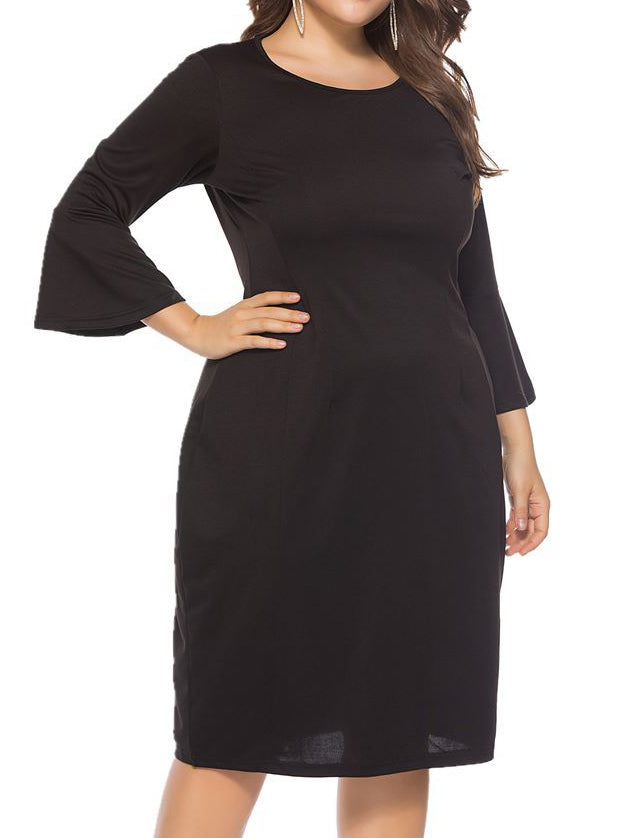 PLUS SIZE HALJINA CLARAL crna