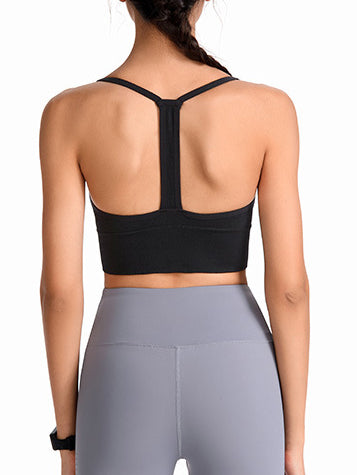 SPORT SEEMLEAS BRA CAMELAI black