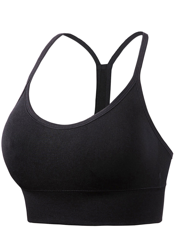 SPORT SEEMLEAS BRA CAMELAI black
