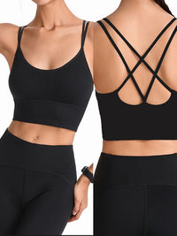 SPORT SEEMLEAS BRA CALEDONIA black