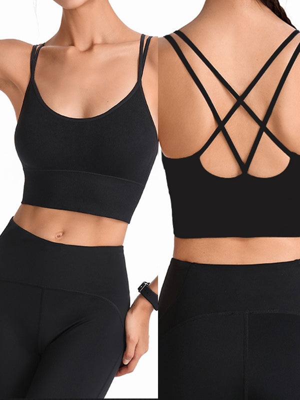 SPORT SEEMLEAS BRA CALEDONIA black