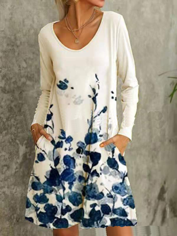 ELEGANTNA HALJINA KINGA bijela i plava