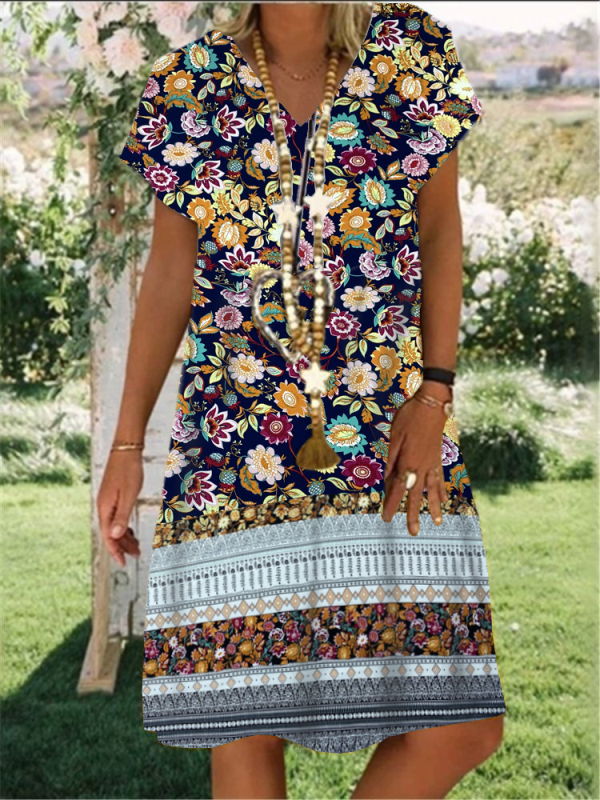 ELEGANTNA HALJINA MARKEELA tamnoplava