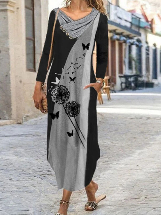 ELEGANT DRESS BARBIE black and grey