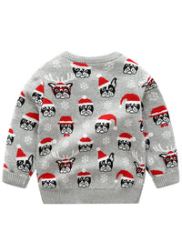 DJEČJI PULOVER MAKENNA sivi