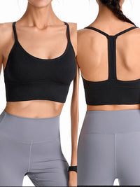 SPORT SEEMLEAS BRA CAMELAI black