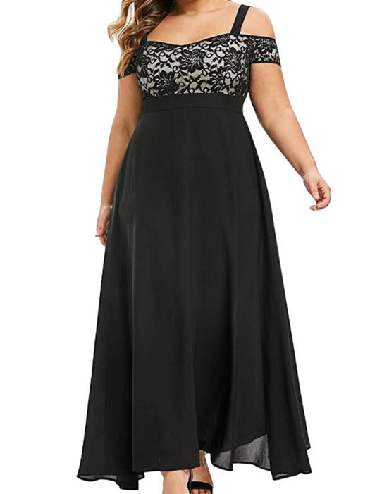 ELEGANTNA PLUS SIZE HALJINA OLIVIA crna