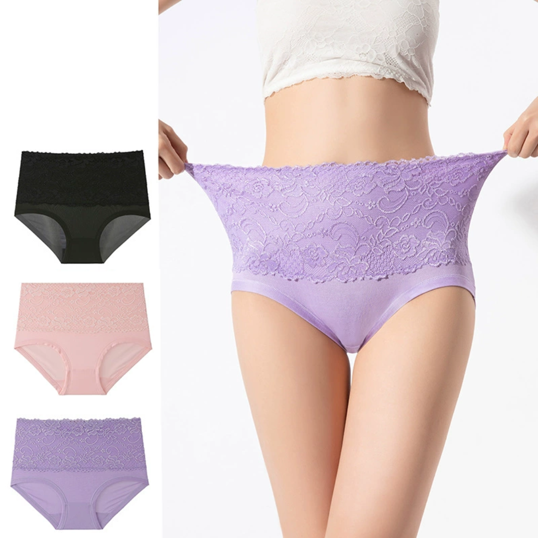 MULTIPACK 3 in 1 PANTIES THELMA color black pink purple