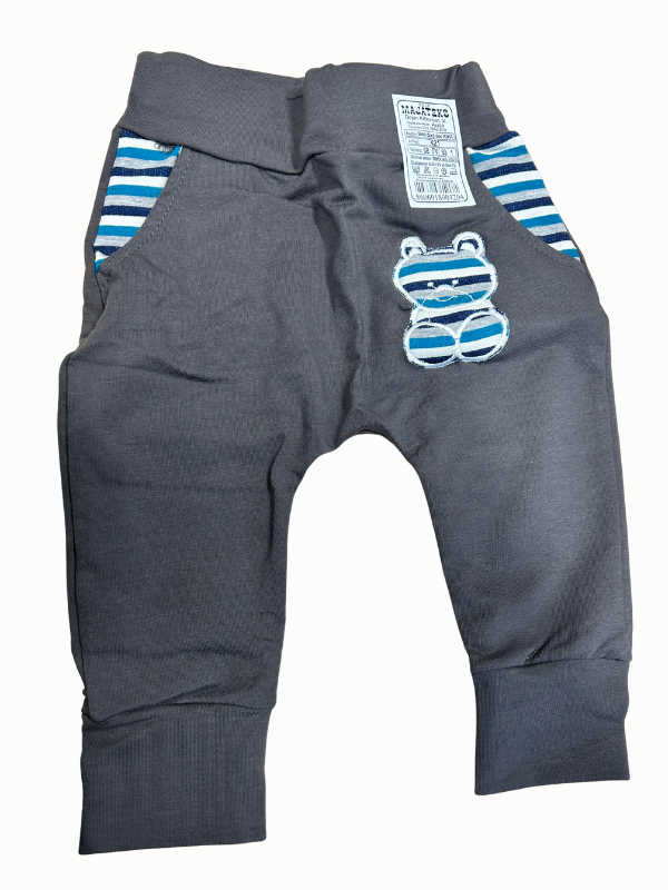 HLAČE ZA BEBE MATTEH dark grey