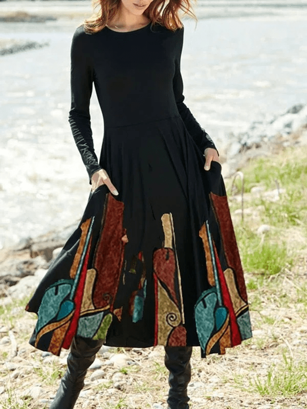Elegantna haljina Viorten crna