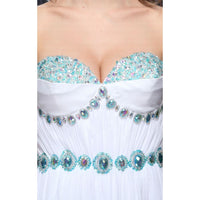 EVENING DRESS TUSSIE white