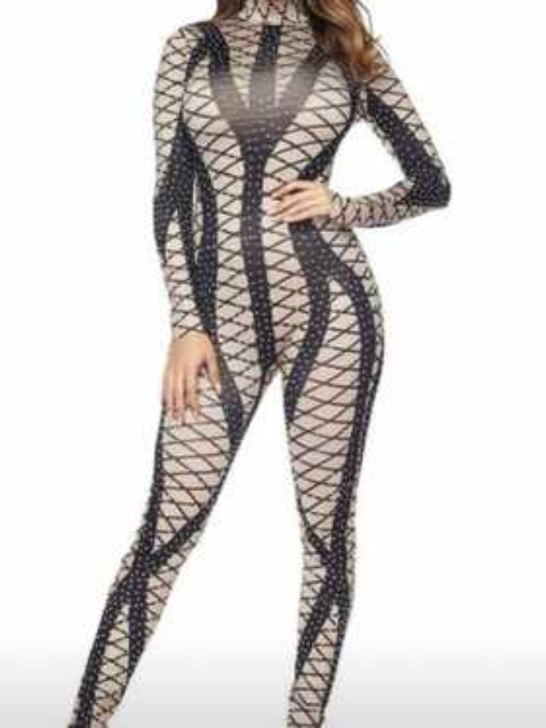 BODYCON MAHINI black mesh