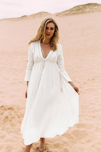 BEACH DRESS KRISTEN white