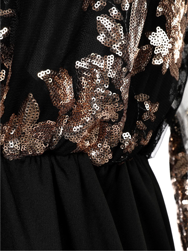 <tc>Elegantna haljina Elisabetta crna</tc>