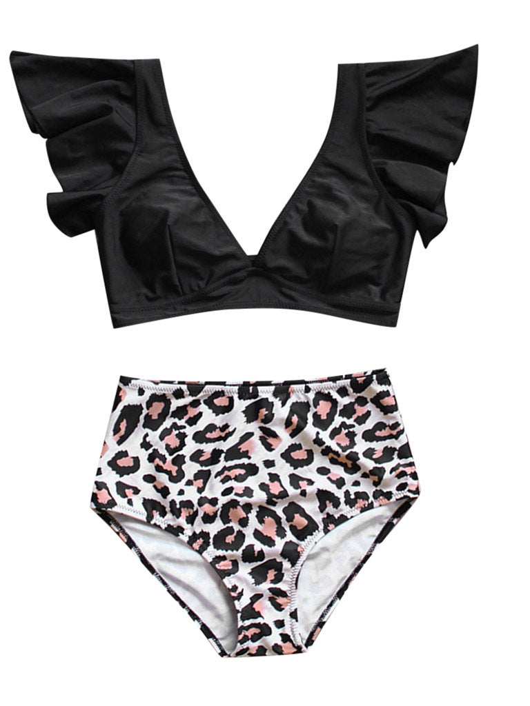 BIKINI TITANNA crni i leopard